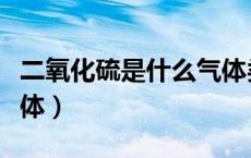 二氧化硫是什么气体类型（二氧化硫是什么气体）