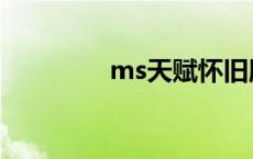 ms天赋怀旧服（ms天赋）