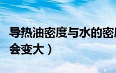导热油密度与水的密度（导热油密度变小体积会变大）