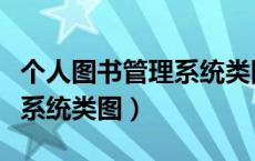 个人图书管理系统类图怎么画（个人图书管理系统类图）