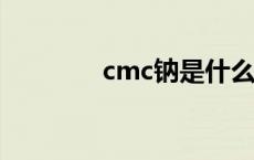 cmc钠是什么剂（cmc na）