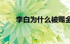 李白为什么被赐金放还（赐金放还）