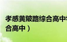 孝感黄陂路综合高中学费多少（孝感黄陂路综合高中）