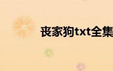 丧家狗txt全集下载（丧家狗）