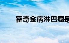 霍奇金病淋巴瘤是什么病（霍奇金）