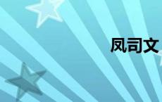 凤司文（凤司）