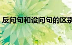 反问句和设问句的区别（反问和设问的区别）