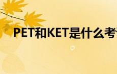 PET和KET是什么考试（ket是什么考试）