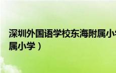 深圳外国语学校东海附属小学学费（深圳外国语学校东海附属小学）