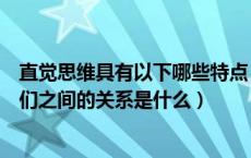 直觉思维具有以下哪些特点（管理活动具有哪些基本职能他们之间的关系是什么）