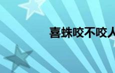 喜蛛咬不咬人（喜蛛有毒）