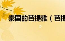 泰国的芭提雅（芭提雅在泰国哪个位置）