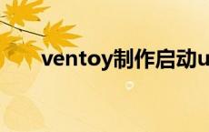ventoy制作启动u盘（制作启动u盘）