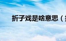 折子戏是啥意思（折子戏是什么意思）
