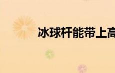 冰球杆能带上高铁吗（冰球杆）