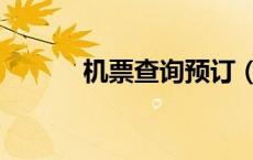 机票查询预订（已订机票查询）