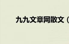 九九文章网散文（九九文章网美文）