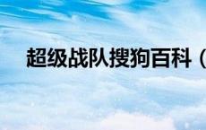 超级战队搜狗百科（超级战队百度百科）