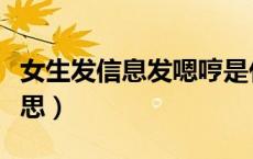 女生发信息发嗯哼是什么意思（嗯哼是什么意思）