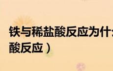 铁与稀盐酸反应为什么生成二价铁（铁与稀盐酸反应）