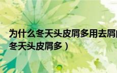为什么冬天头皮屑多用去屑的发水好还是滋润的好（为什么冬天头皮屑多）