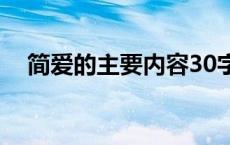 简爱的主要内容30字（简爱的主要内容）