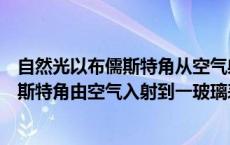 自然光以布儒斯特角从空气射到一玻璃表面（自然光以布儒斯特角由空气入射到一玻璃表面上 反射光是）