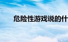 危险性游戏说的什么（危险性游戏3）