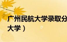 广州民航大学录取分数线2023年（广州民航大学）