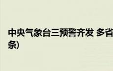 中央气象台三预警齐发 多省份有暴雪、冰冻和寒潮(今日/头条)