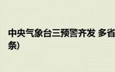 中央气象台三预警齐发 多省份有暴雪、冰冻和寒潮(今日/头条)