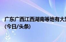 广东广西江西湖南等地有大到暴雨 需防范对返程的不利影响(今日/头条)
