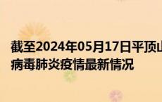 截至2024年05月17日平顶山疫情最新消息-平顶山新型冠状病毒肺炎疫情最新情况