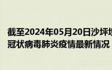截至2024年05月20日沙坪坝区疫情最新消息-沙坪坝区新型冠状病毒肺炎疫情最新情况