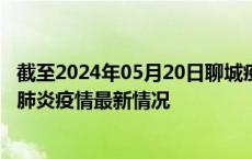 截至2024年05月20日聊城疫情最新消息-聊城新型冠状病毒肺炎疫情最新情况