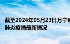 截至2024年05月23日万宁疫情最新消息-万宁新型冠状病毒肺炎疫情最新情况