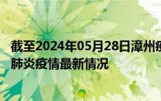 截至2024年05月28日漳州疫情最新消息-漳州新型冠状病毒肺炎疫情最新情况