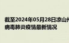 截至2024年05月28日凉山州疫情最新消息-凉山州新型冠状病毒肺炎疫情最新情况