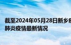 截至2024年05月28日新乡疫情最新消息-新乡新型冠状病毒肺炎疫情最新情况