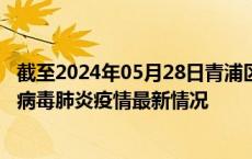 截至2024年05月28日青浦区疫情最新消息-青浦区新型冠状病毒肺炎疫情最新情况
