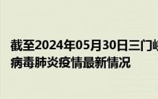 截至2024年05月30日三门峡疫情最新消息-三门峡新型冠状病毒肺炎疫情最新情况