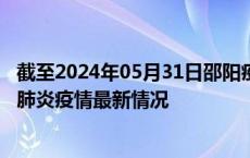 截至2024年05月31日邵阳疫情最新消息-邵阳新型冠状病毒肺炎疫情最新情况