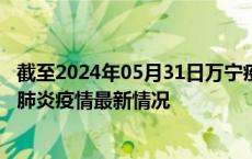 截至2024年05月31日万宁疫情最新消息-万宁新型冠状病毒肺炎疫情最新情况