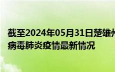截至2024年05月31日楚雄州疫情最新消息-楚雄州新型冠状病毒肺炎疫情最新情况
