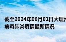 截至2024年06月01日大理州疫情最新消息-大理州新型冠状病毒肺炎疫情最新情况