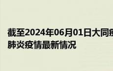 截至2024年06月01日大同疫情最新消息-大同新型冠状病毒肺炎疫情最新情况