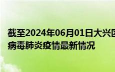 截至2024年06月01日大兴区疫情最新消息-大兴区新型冠状病毒肺炎疫情最新情况