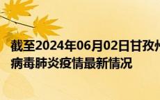 截至2024年06月02日甘孜州疫情最新消息-甘孜州新型冠状病毒肺炎疫情最新情况