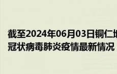 截至2024年06月03日铜仁地区疫情最新消息-铜仁地区新型冠状病毒肺炎疫情最新情况