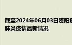 截至2024年06月03日资阳疫情最新消息-资阳新型冠状病毒肺炎疫情最新情况